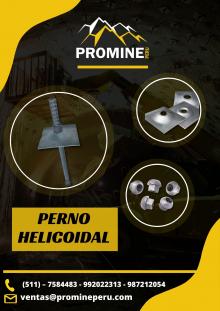 PERNOS HELICOIDALES MINERIA PROMINE PERÚ LIMA